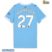 Manchester City Matheus Nunes #27 Hjemmedrakt Dame 2025-26 Kortermet